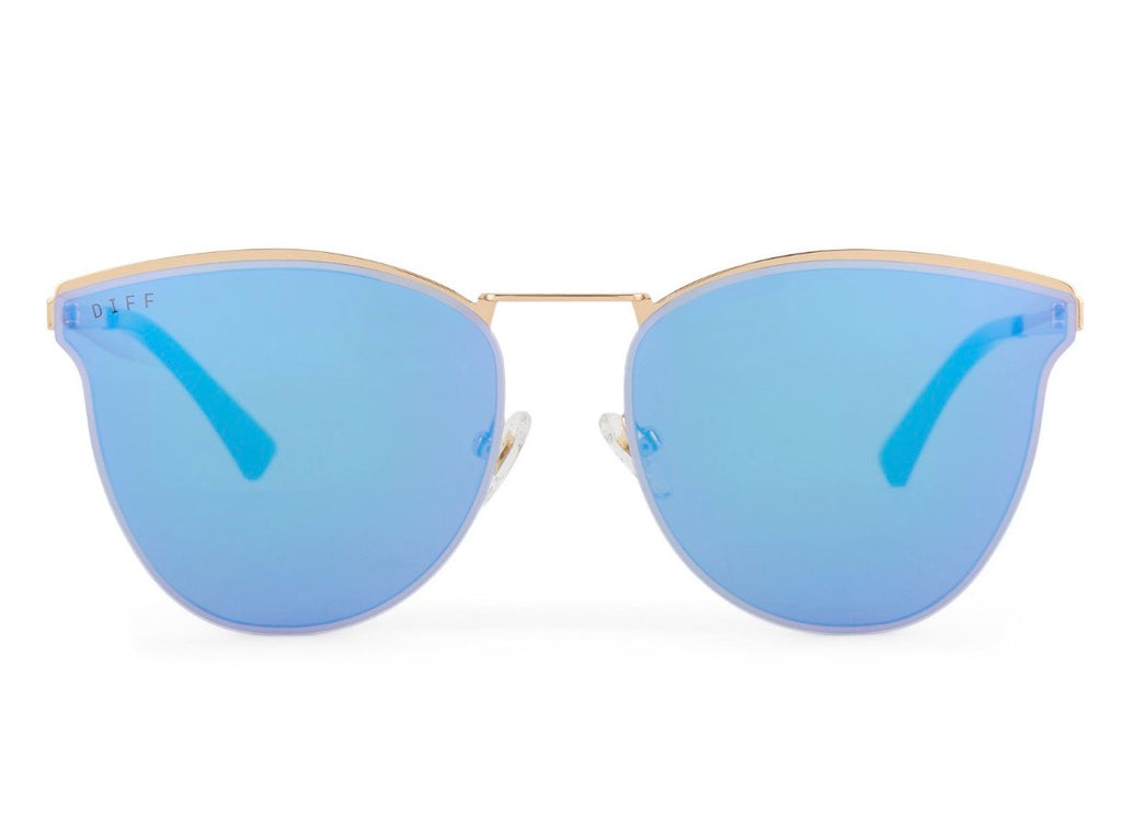 Sadie Gold + Purple Mirror Sunglasses – Baker & Co. Home  display picture 3