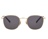 Axel Gold + Grey Sunglasses