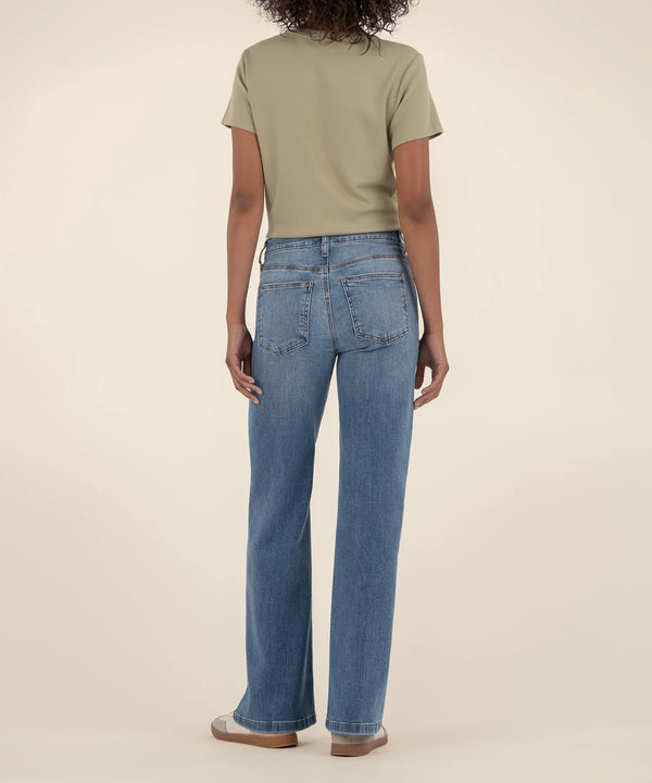 Jean High Rise Wide Leg Jeans - Ablaze