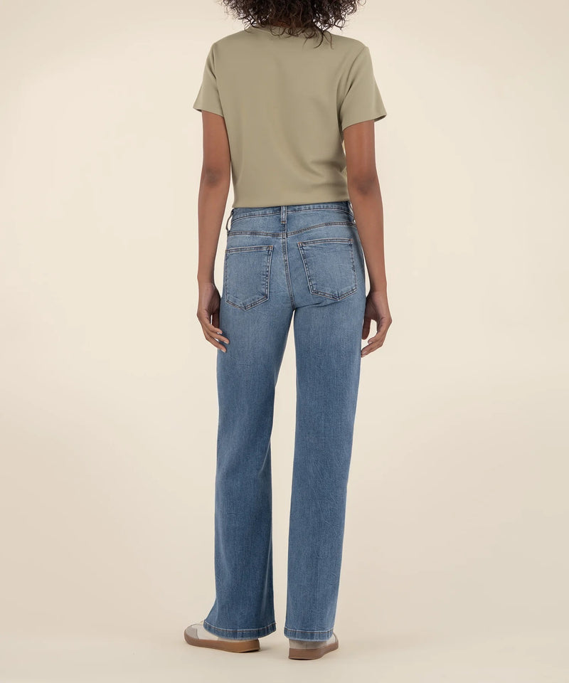 Jean High Rise Wide Leg Jeans - Ablaze