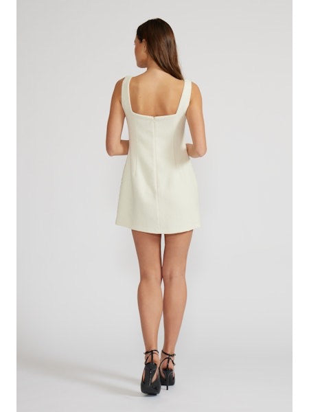 Cynthia Embroidered Mini Dress