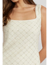 Cynthia Embroidered Mini Dress