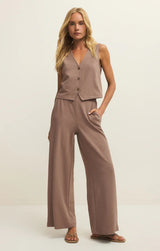 Andre Wide Leg Pants - Milkshake