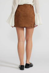 Darry Mini Skirt - Toffee