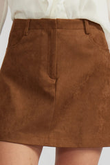 Darry Mini Skirt - Toffee