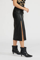 Cade Faux Leather Skirt