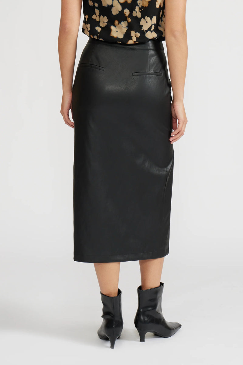 Cade Faux Leather Skirt