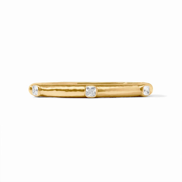 Catalina Hinge Bangle - Cubic Zirconia