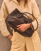 Nova Small Shoulder Tote - Chocolate