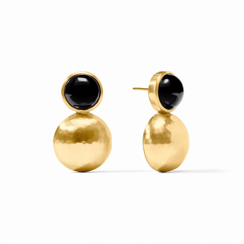 Solara Midi Earring - Obsidian Black