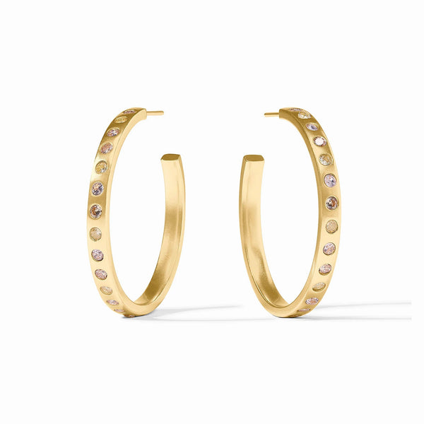 Rainbow Champagne Radiance Hoop - Large
