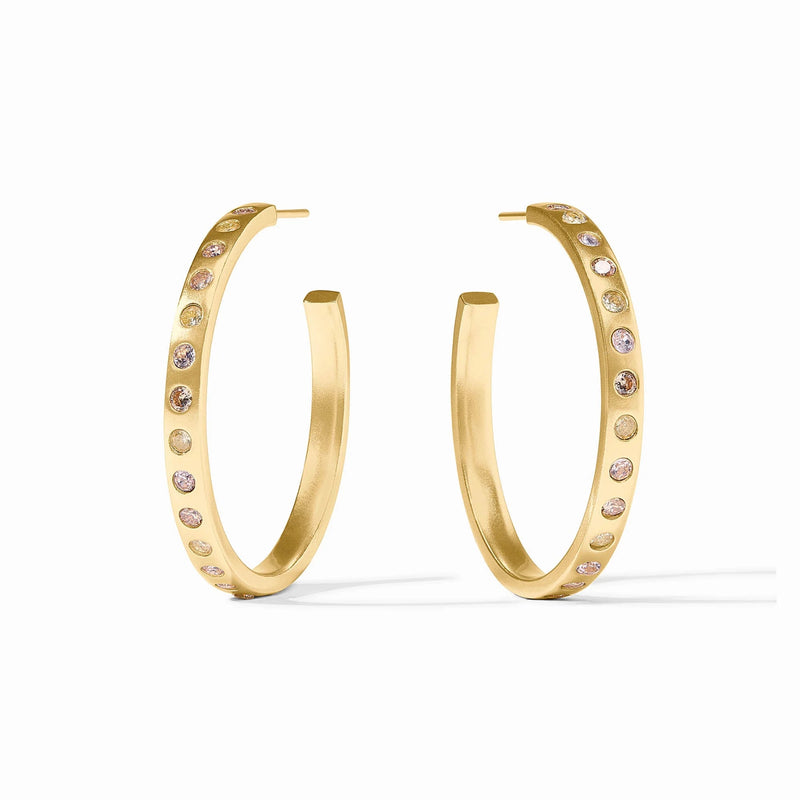 Rainbow Champagne Radiance Hoop - Large