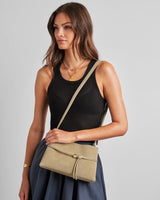 Lori Crossbody Bag - Desert Sand Suedette