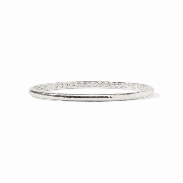 Havana Demi Silver Bangle - Small