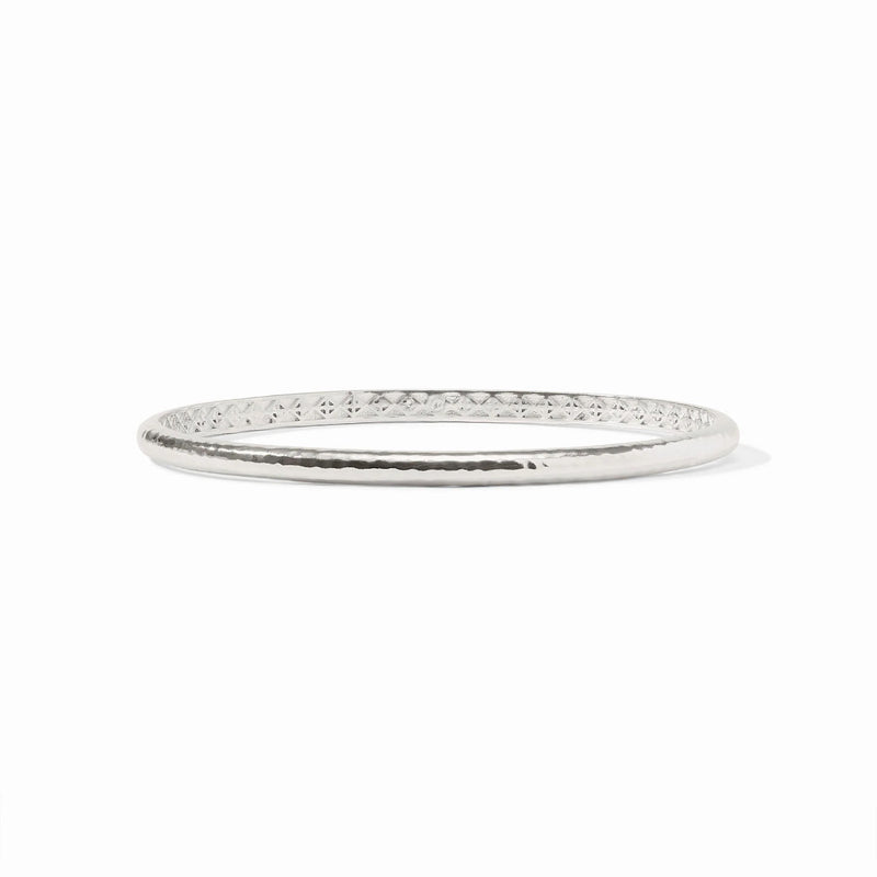 Havana Demi Silver Bangle - Small