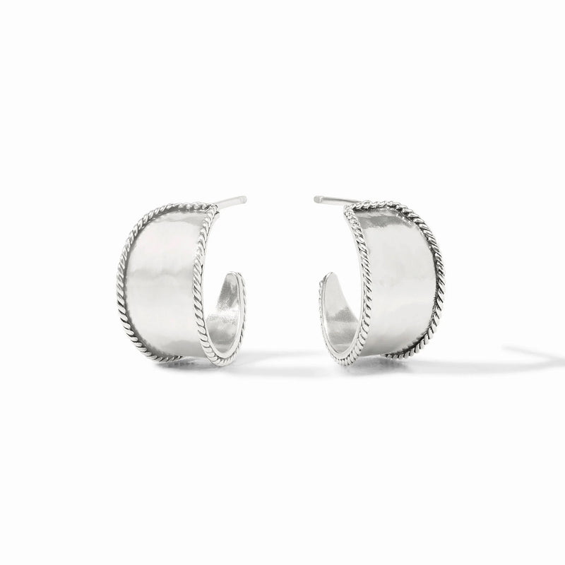Savoy Silver Hoop