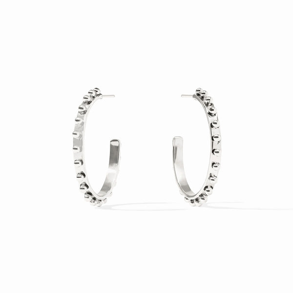 SoHo Silver Hoop - Medium