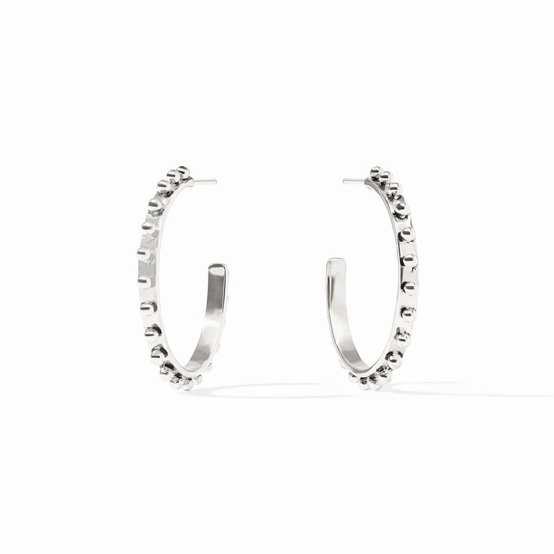 SoHo Silver Hoop - Medium