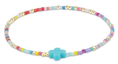 Hope Unwritten Signature Cross Bracelet - Hot Mess