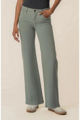 Maya High Rise Fab Ab Wide Leg - Star Teal