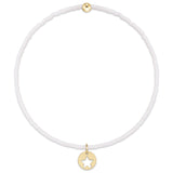 Hope Classic Bracelet - White Star Small Gold Disc
