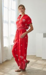 Harbour Island Embroidered Wide Leg Pants
