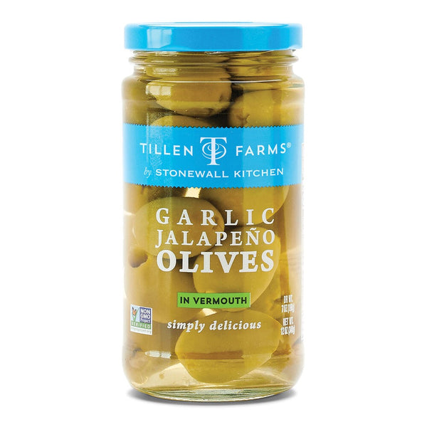Garlic Jalapeño Olives