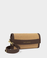 Glasses + Cardholder Case - Raffia + Bitter Chocolate