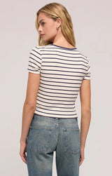 Saxton Striped Tee - Supernova