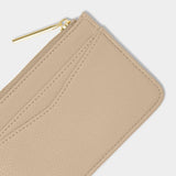 Hana Coin + Card Holder - Taupe