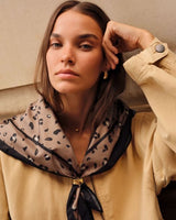 Satin Scarf - Leopard