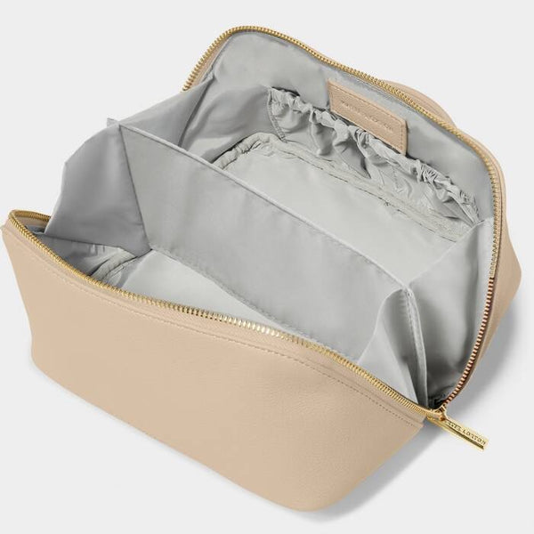 Medium Makeup Bag - Light Taupe