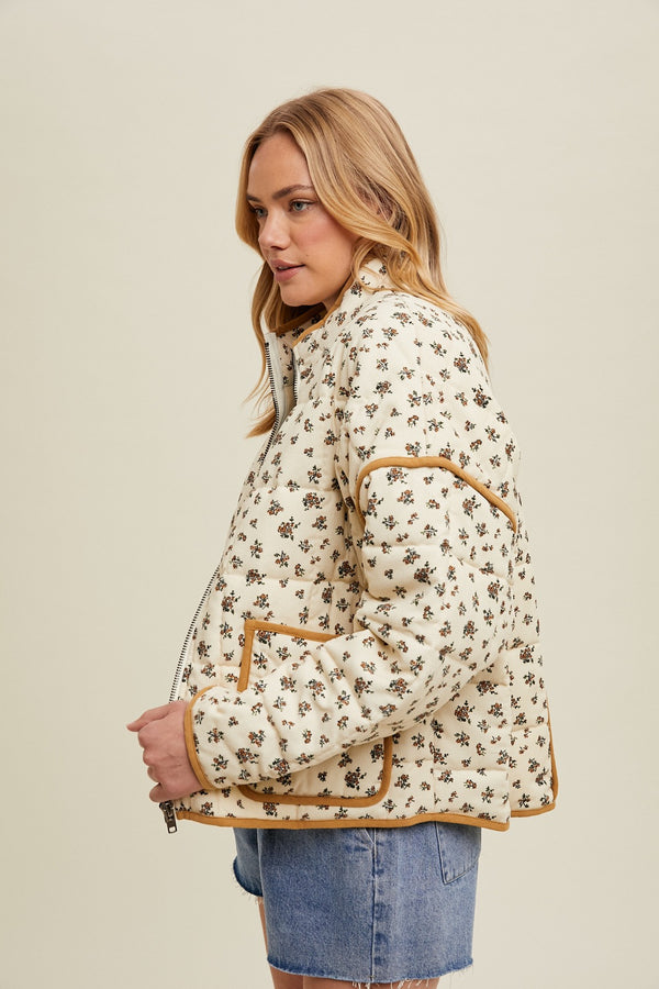 Cameron Floral Quilted Jacket