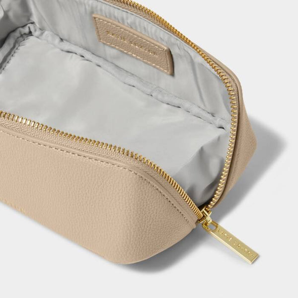 Small Makeup Bag - Light Taupe