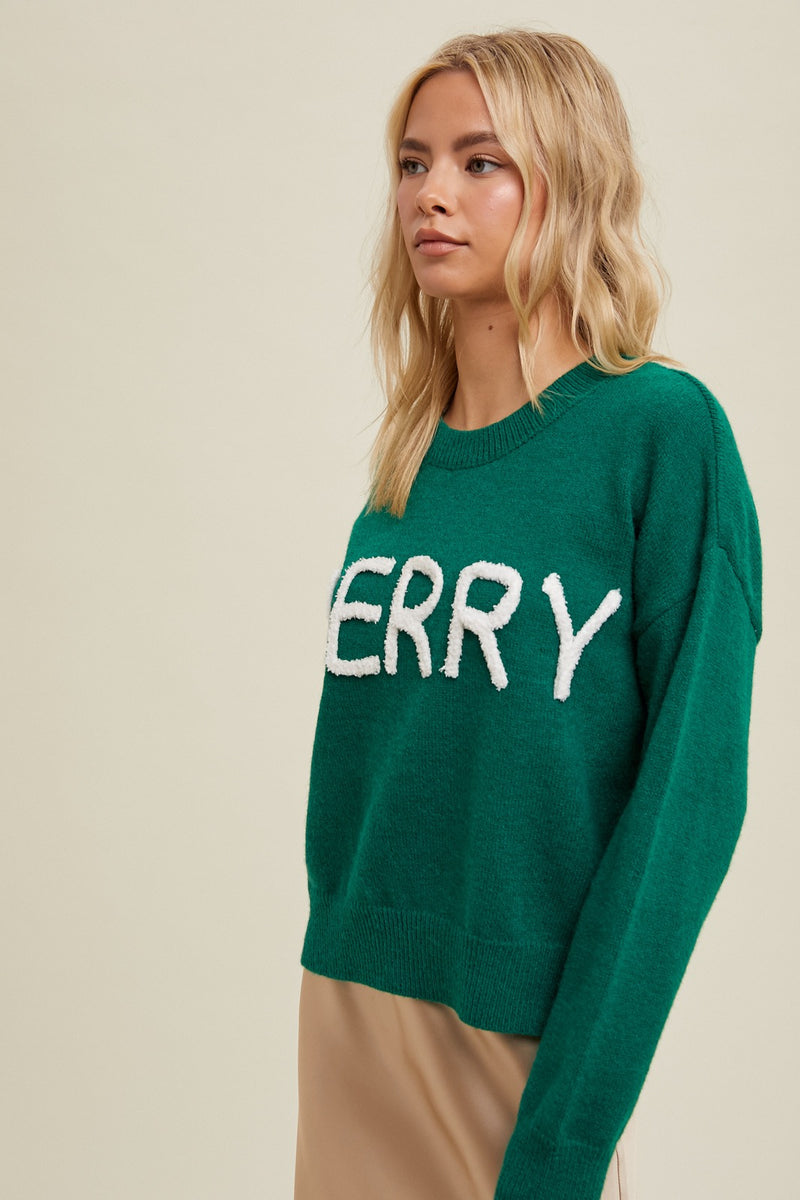 Merry Emerald Sweater