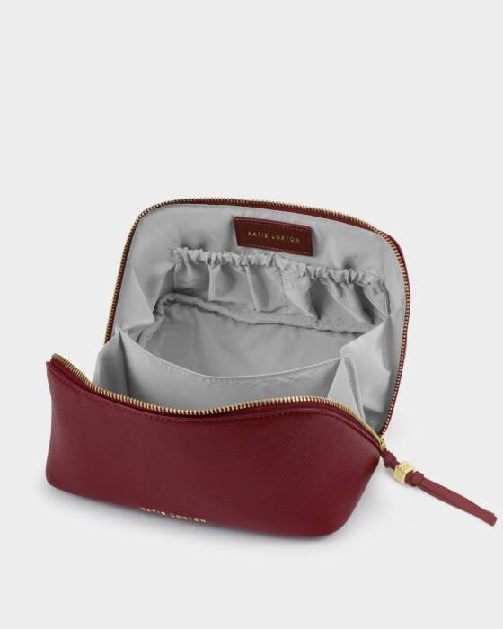 Soho Medium Makeup Bag - Cherry