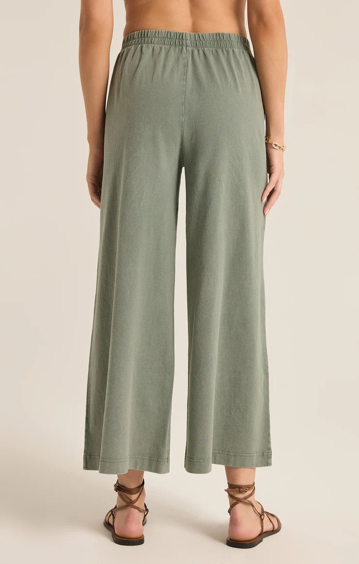 Scout Jersey Flare Pant -Palm Green