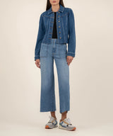 Shaya Cropped Denim Jacket