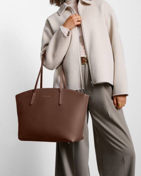 Harlyn Work Tote Bag - Chocolate