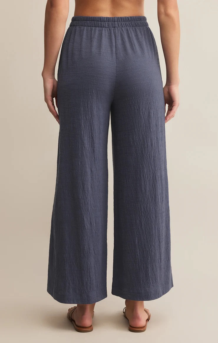 Scout Textured Slub Pants - Worn Blue