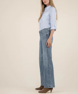 Jean High Rise Wide Leg Denim Jeans