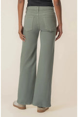 Maya High Rise Fab Ab Wide Leg - Star Teal
