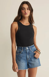 Boa Rib Tank - Black