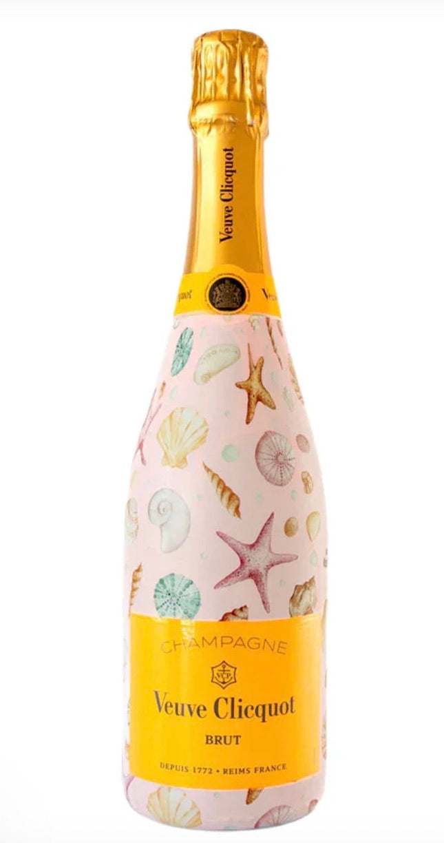 Beau Bottles Veuve Pink Seashells