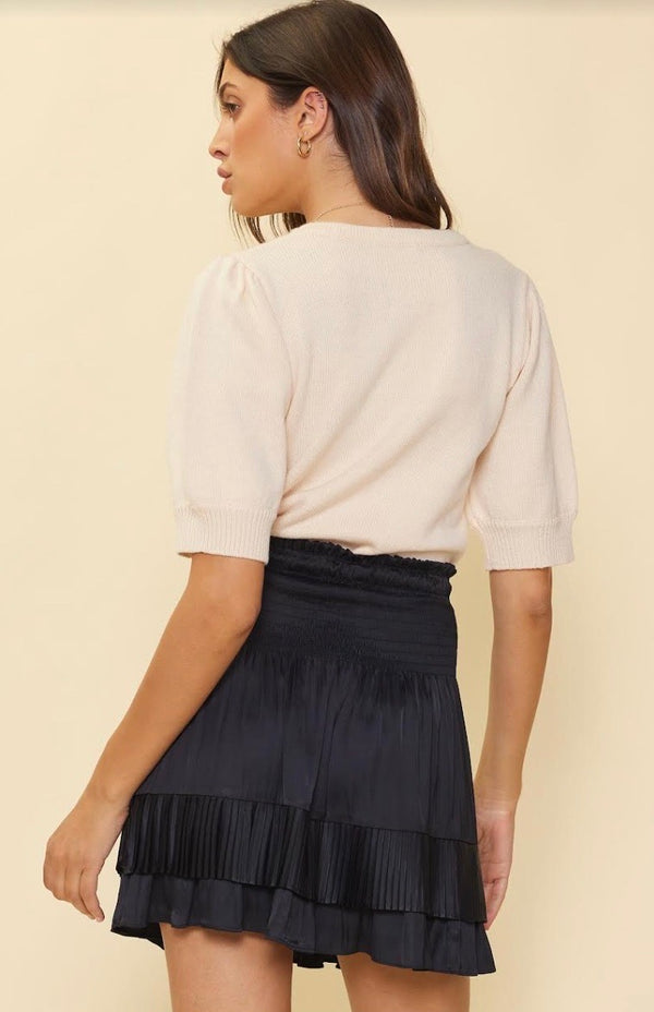 Roxy Pleated Mini Skirt