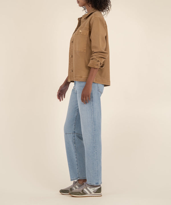 Barb Denim Jacket - Caramel
