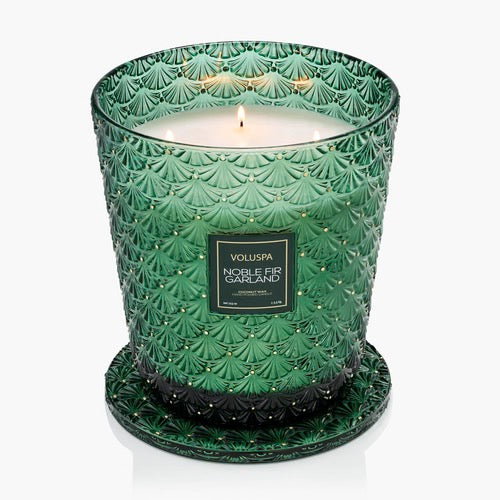 Noble Fir Garland - 5 Wick Hearth