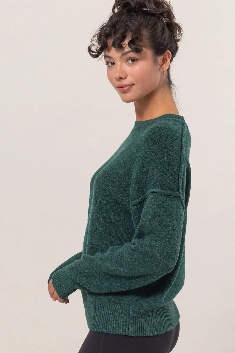 Hunter Green Crewneck Sweater