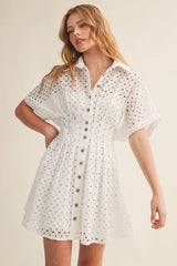 Georgina Eyelet Dress