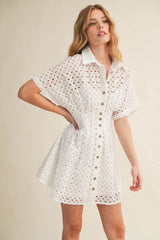 Georgina Eyelet Dress